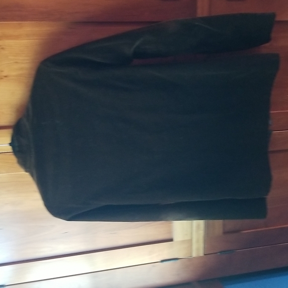 Ellen Tracy vintage. velveteen choc. brown jacket. perfect condition, size 9/10 - Picture 4 of 4